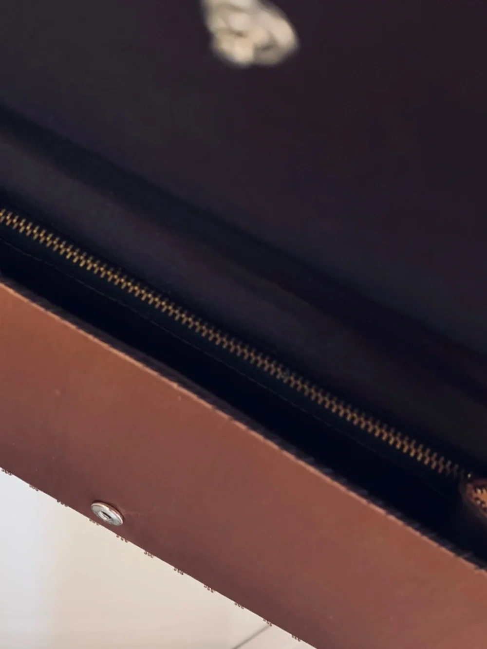 Bronze Rose Gold Beaded Vintage Evening Clutch Wallet Purse